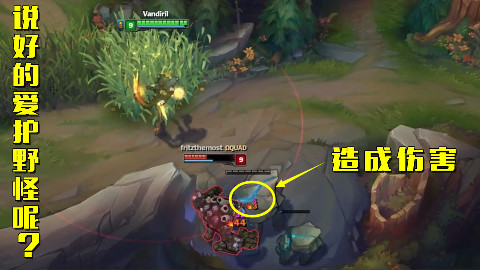 LOL大揭秘:艾翁真的不会伤害野怪吗?