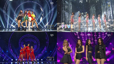 170702 Inkigayo 女团Live合集