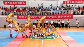 长沙中小学武术比赛开幕式 基情四射精彩绝伦