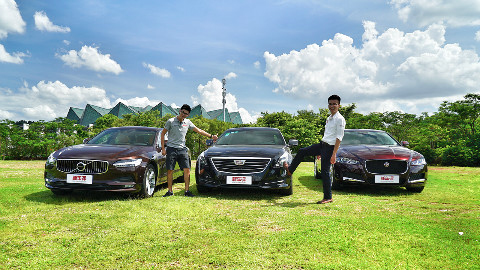 新车评let s购:凯迪拉克CT6、沃尔沃S90L、捷豹XFL横评
