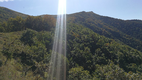 阳光明媚的日子 登北灵山看秋景 阳光女孩的微笑旅途