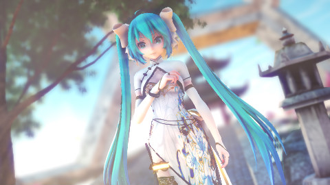 【我与初音未来的十年】【國風/锦鲤抄】国色旗袍 古色生香