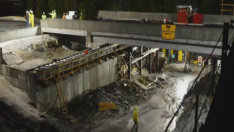 大型隧道路桥是如何在2天完工的,快放让你看个明白
