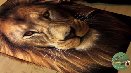 绘画的进来看:狮子上色过程细节的处理