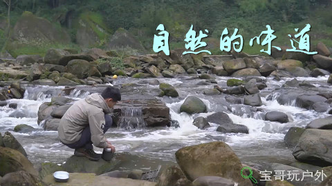 农村小伙为了自然的味道,忙了一天做出了这道美味清溪炸小蟹