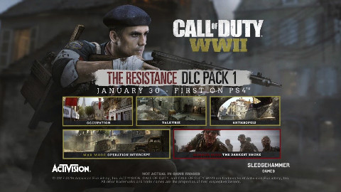 使命召唤二战 DLC1“抵抗”官方预览(中字)