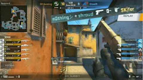 【CSGO】当职业选手进入透视模式