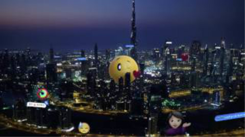 中国各个主要城市夜景航拍