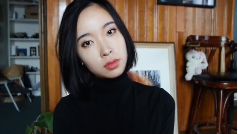 冬季日常妆容教学 清新白皙肌肤配上精致眼妆 也是很可爱的妆感