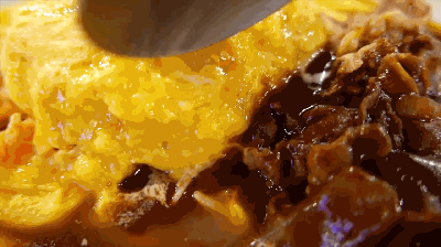 【日本街头小吃】亲子丼 鸡蛋包饭