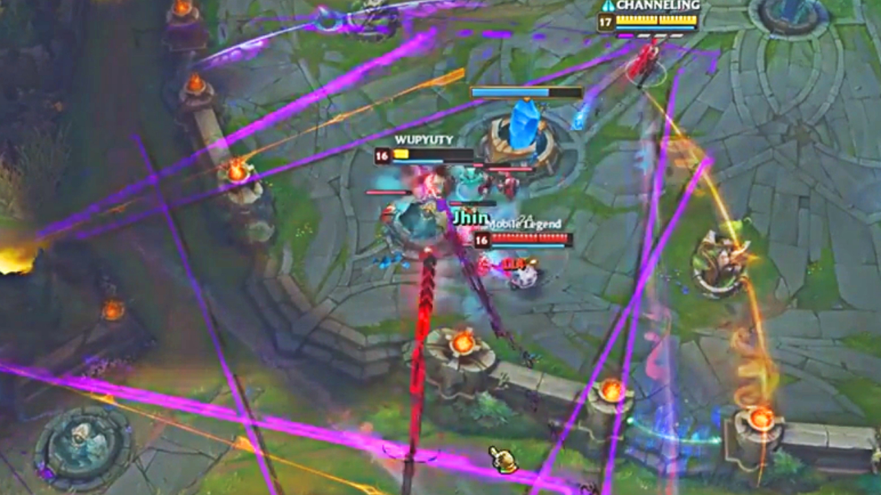 【LOL】克隆模式五个烬同时开大 谁能走位我服谁!
