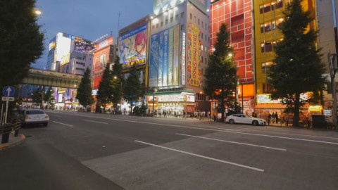【超清日本】第一视角闲逛夜晚的秋叶原【珍百景】