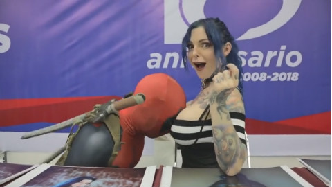 【D Piddy】化身死侍小贱贱大闹漫展 Guadalajara 2018