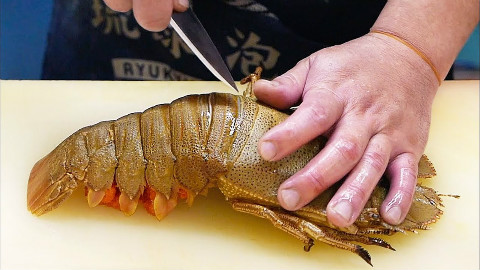 日本美食-巨型巴尔曼虾龙虾