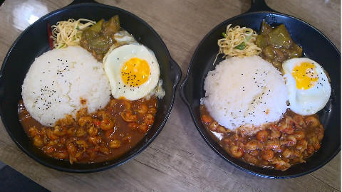 天生吃货之小红虾盖饭还是烧肉拌饭那个是你的心头好【1400】