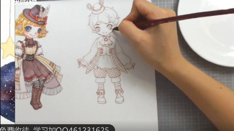 【手绘水彩画】画水彩插画如何快速突出效果?教你学会画水彩小正太!