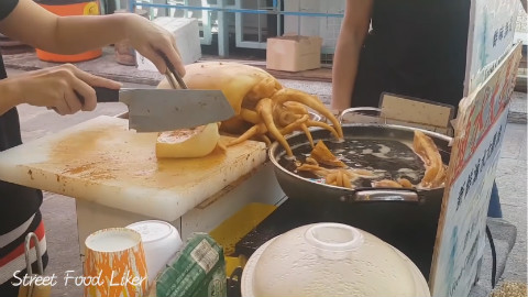 香港最地道的街头卤味:卤煮大墨鱼!去香港一定要尝尝!