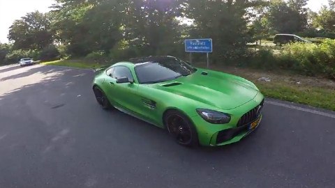 第一人称 奔驰 AMG GT R 狂飙294KMh