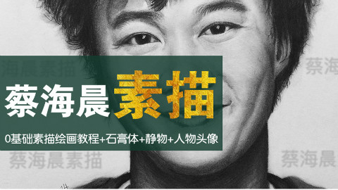 【史上最强画画教学】素描篇第17集 (蔡海晨素描绘画手绘画画工作室出品)