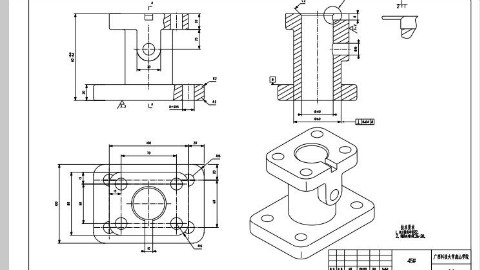 【CATIA】底座2——工程图