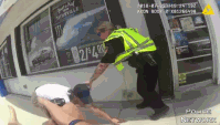 从美国警察面前逃跑的下场