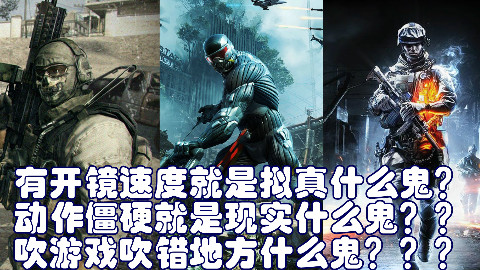射击游戏科普向,别再以为吃鸡是FPS和拟真现实了