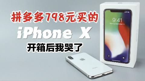 798元在拼夕夕买的iPhone X,开箱后我哭了【涛哥测评】