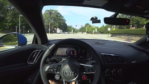 第一人称 2018 奥迪 R8 公路驾驶 弹射起步