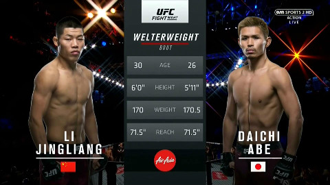 UFC:吸血魔 李景亮 VS 阿布大治