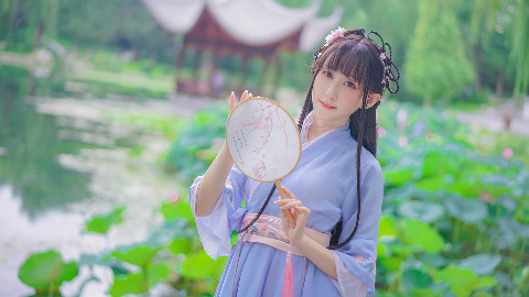 【@小萌】❀羽 忆❀古风初尝试~这是谁的汉家少女呀❀