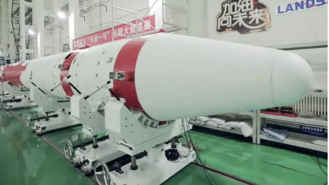 中国版“Space X”将远征星辰大海! 探班国内首枚民营航天运载火箭