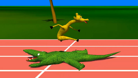 这大概也是学了三年动画做出来的游戏 | wild animal sports day