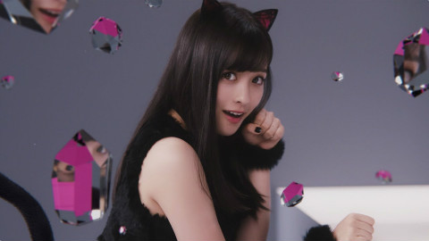 【桥本环奈】想带回家吗? kanna小天使画风崩坏前的黑猫服CM