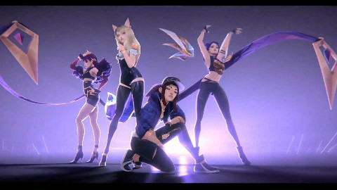 超还原翻跳英雄联盟KDA女团《POP/STARS》