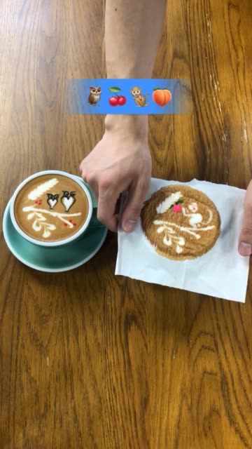 天气不好,就不要乱跑了,一起去喝咖啡吧#拿铁拉花##拿铁##咖啡拉花##美食##