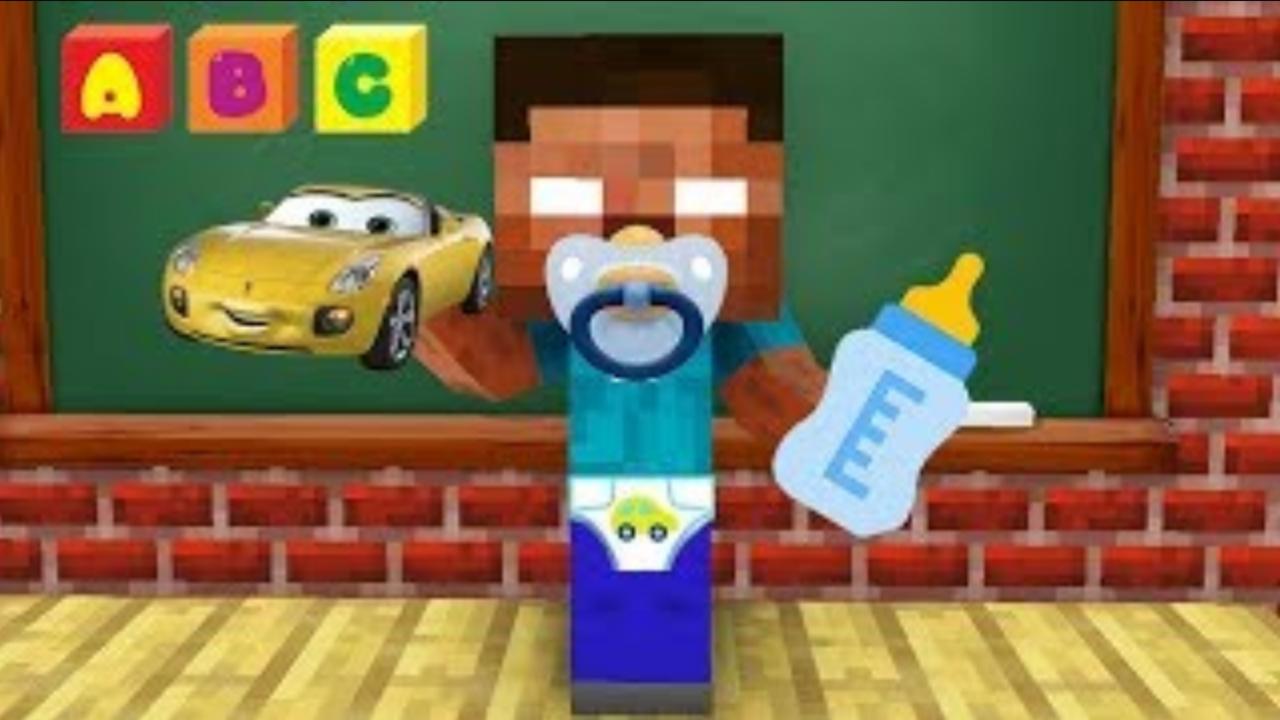 我的世界:怪物学院另类搞笑版,如果HIM老师变成小孩子