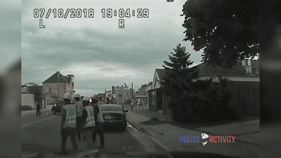 警方行车记录仪拍到【燃气泄露爆炸】瞬间