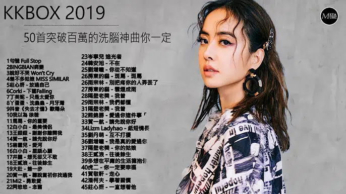 2019-12月 KKBOX華語單曲排行週榜