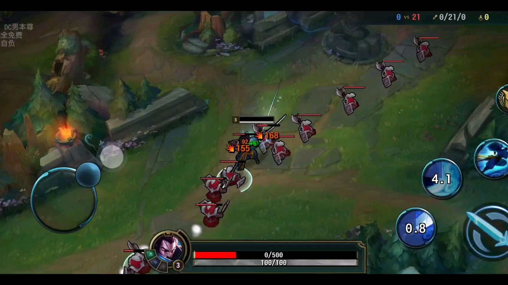 玩家自制LOL手游“快乐风男模拟器”试玩