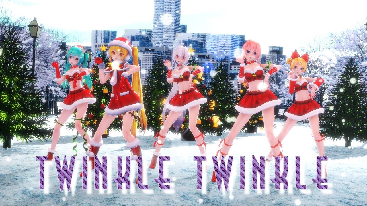 ≡MMD≡ Miku.Rin.Luka.Haku.Neru ️Twinkle Twinkle ️