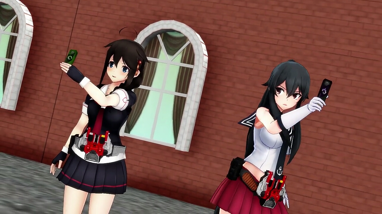 【舰娘MMD】再现全平成假面骑士变身