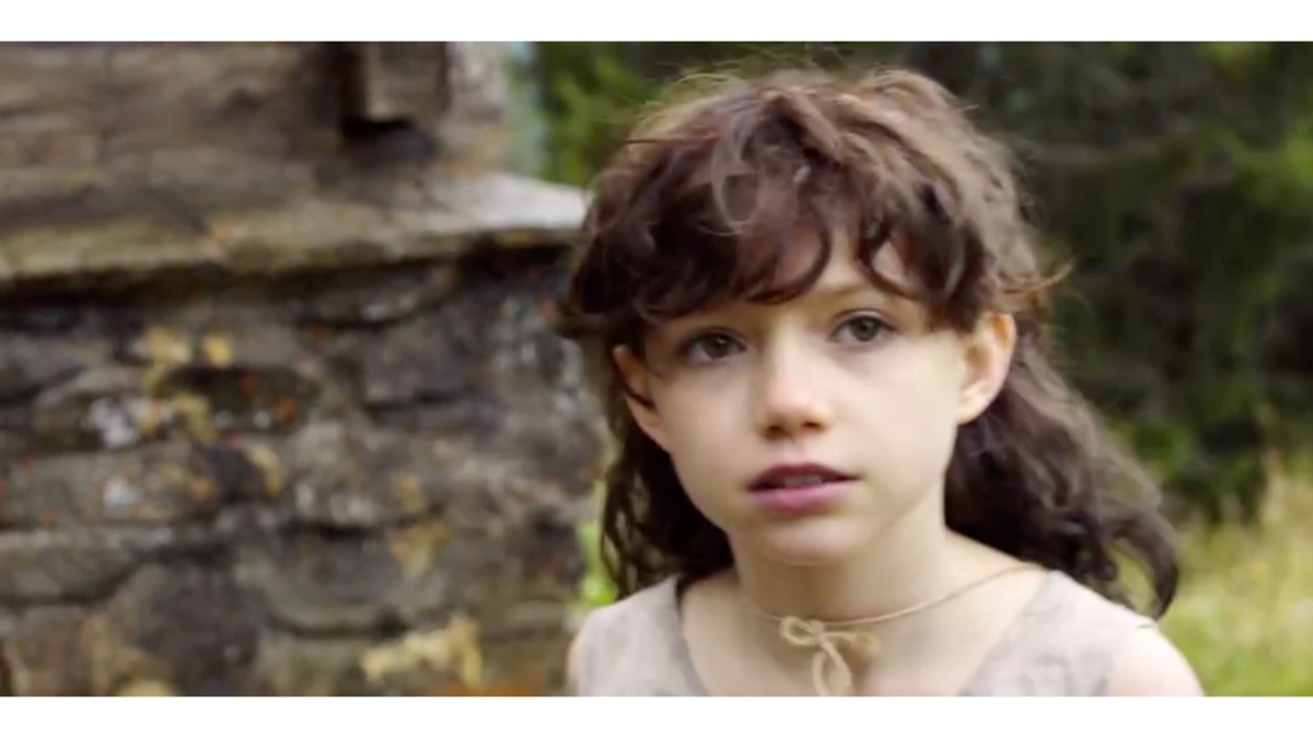 《海蒂和爷爷》中出现在别人的生命里应该像一份礼物,小女孩海蒂太美