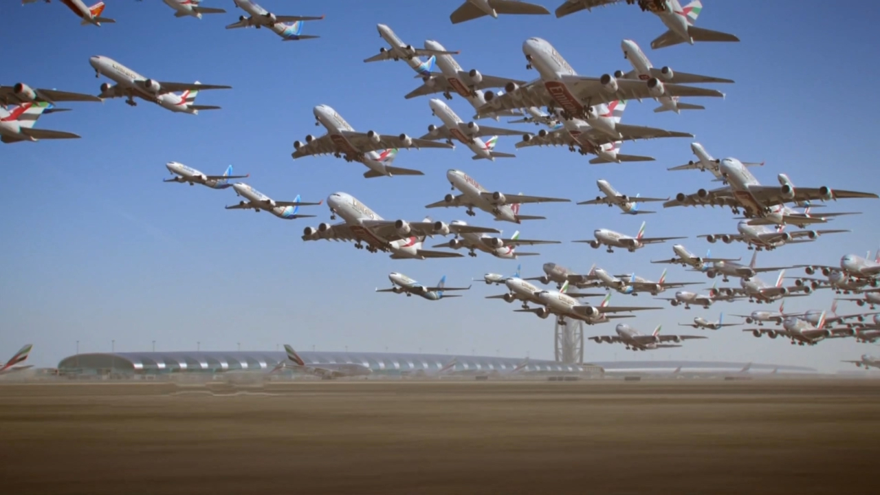 日起落高达千架的繁忙空港!全球航空网络的中东枢纽?