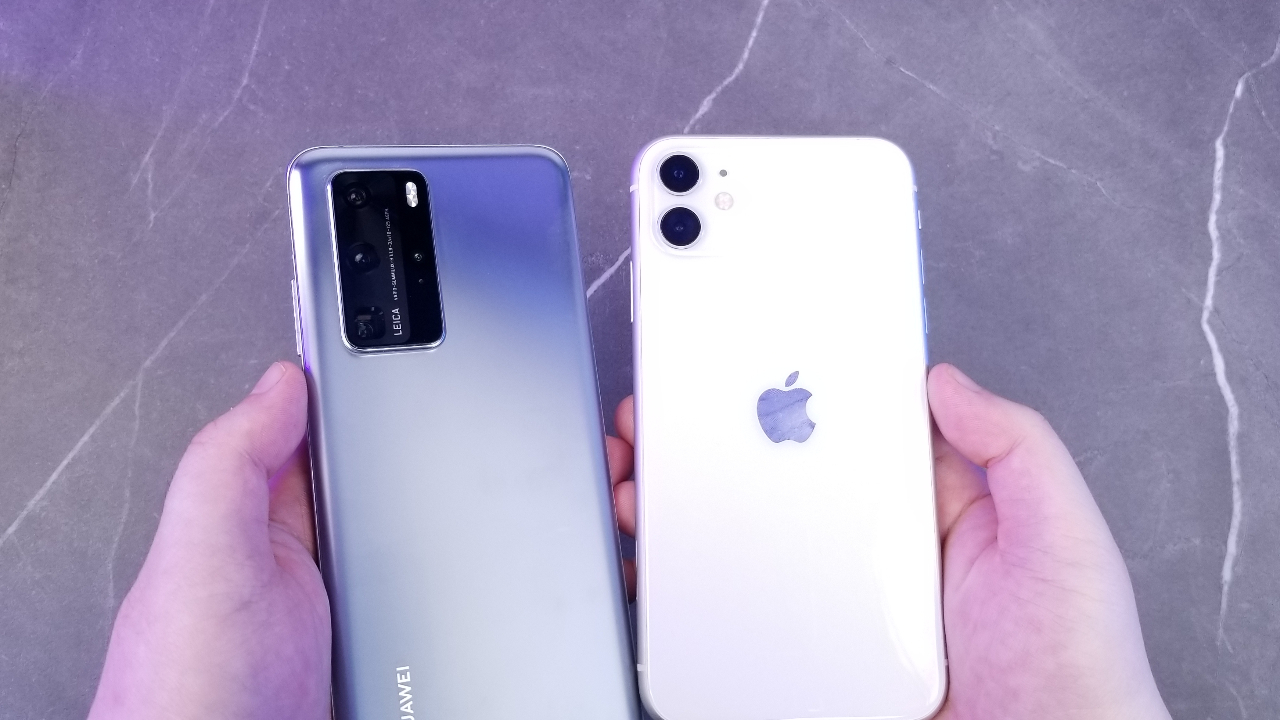 华为p40pro对比iphone11,谁翻车?