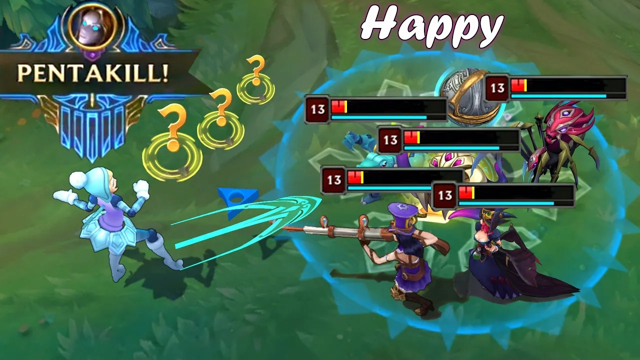 LOL:真是足够爽快的五杀,对方都残血心里乐开花