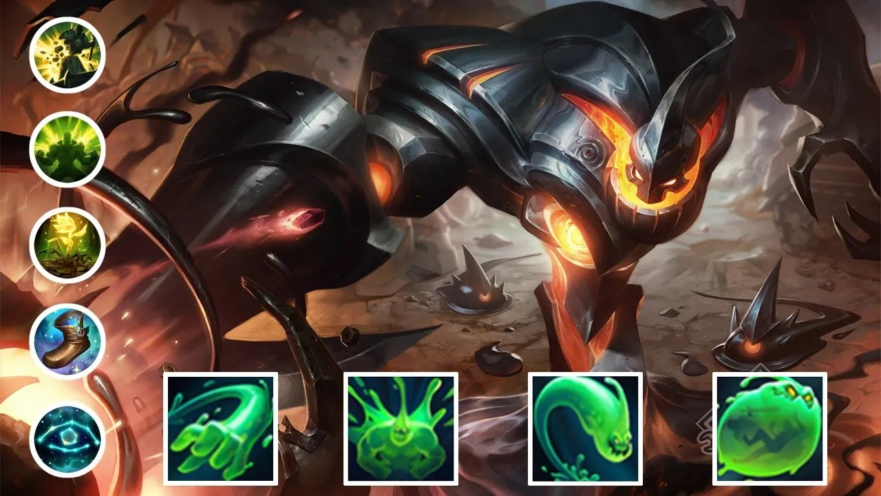 LOL:扎克精彩集锦,生化魔人飞天跳跃不停歇