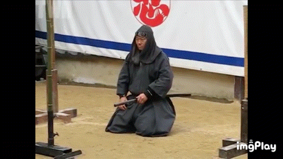 真实的日本忍者视频,最后一招有点神奇