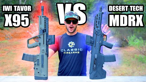 Desert Tech MDRX vs IWI Tavor X95 对比测试