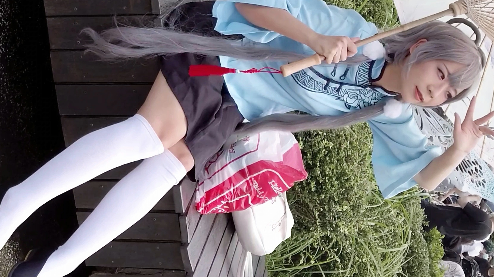 白.丝.赛.高 ! ❀洛天依❀民国学生装Cosplay!