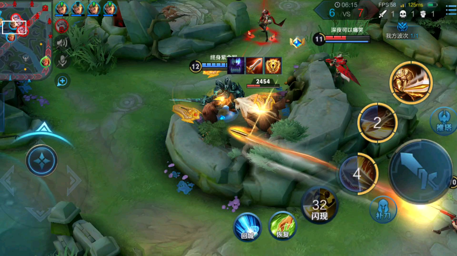 【王者荣耀】亚瑟对战百里守约,克隆模式